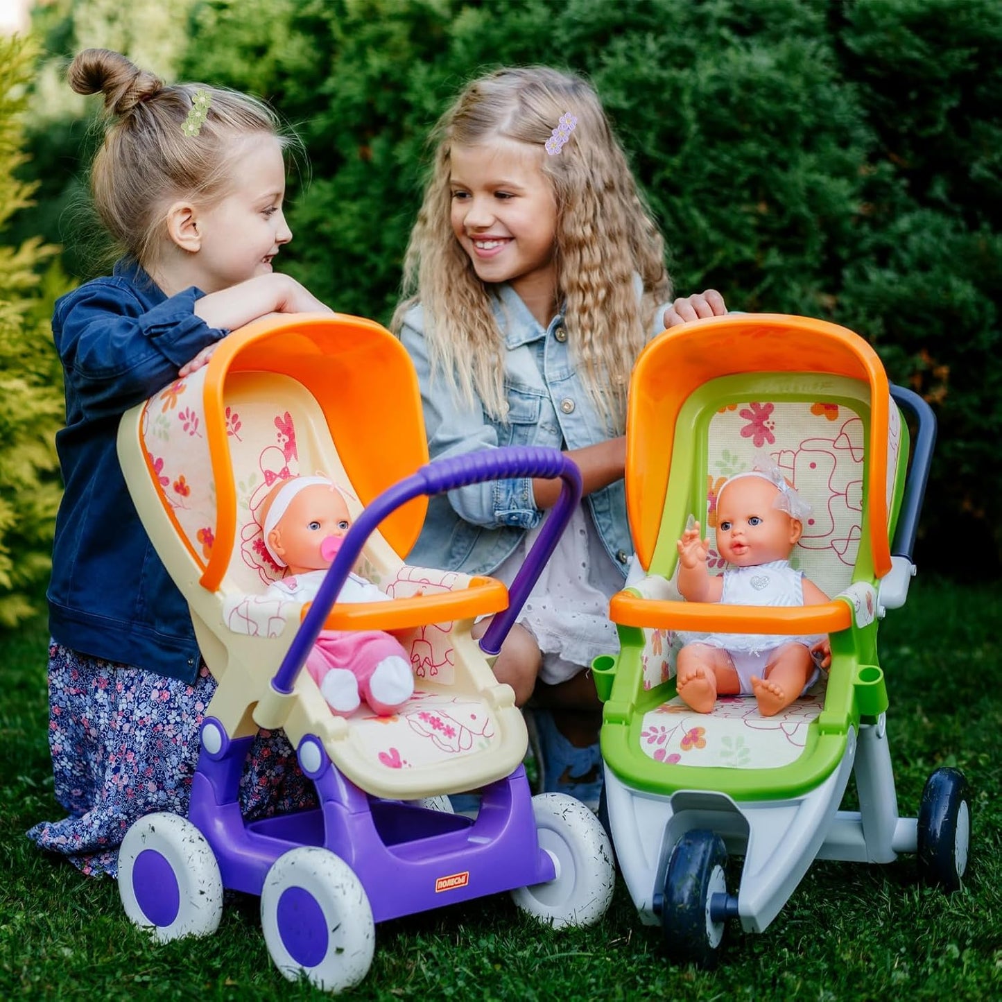 Baby Hair Clips -12Pcs Dasiy Barrettes Sets Fully Lined Hair Pins Bows Wrapped by Cloth Hair Accessories for Baby Girls Infants Toddler Kids